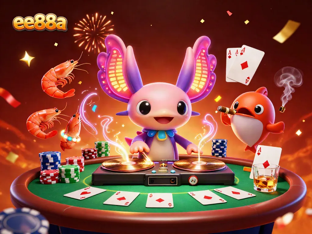 Experience the excitement of ee88a with vibrant casino-themed characters in action.